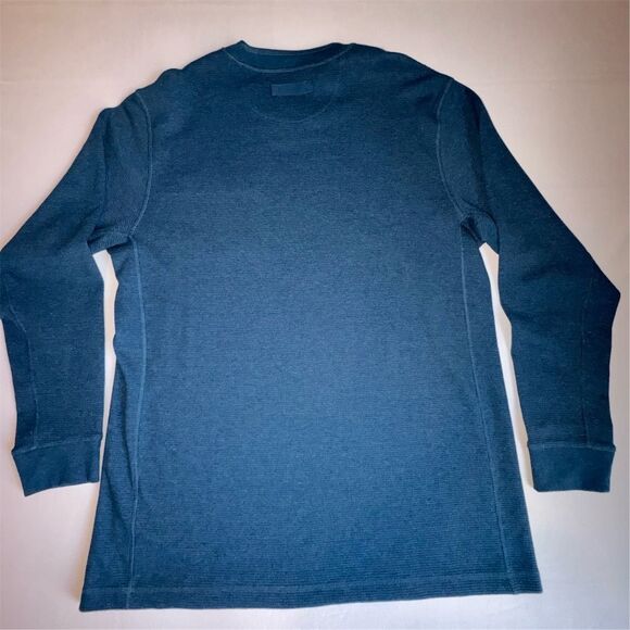 Duluth Trading Mens Big and Tall XL Waffle Knit Long Sleeve Shirt Dadcore Henley - Picture 2 of 6